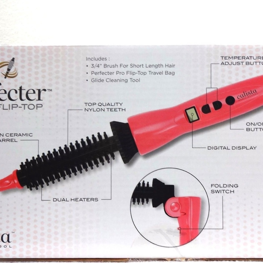 CALISTA PERFECTER PRO DIGITAL FLIP TOP ION STYLER - Picture 3 of 4